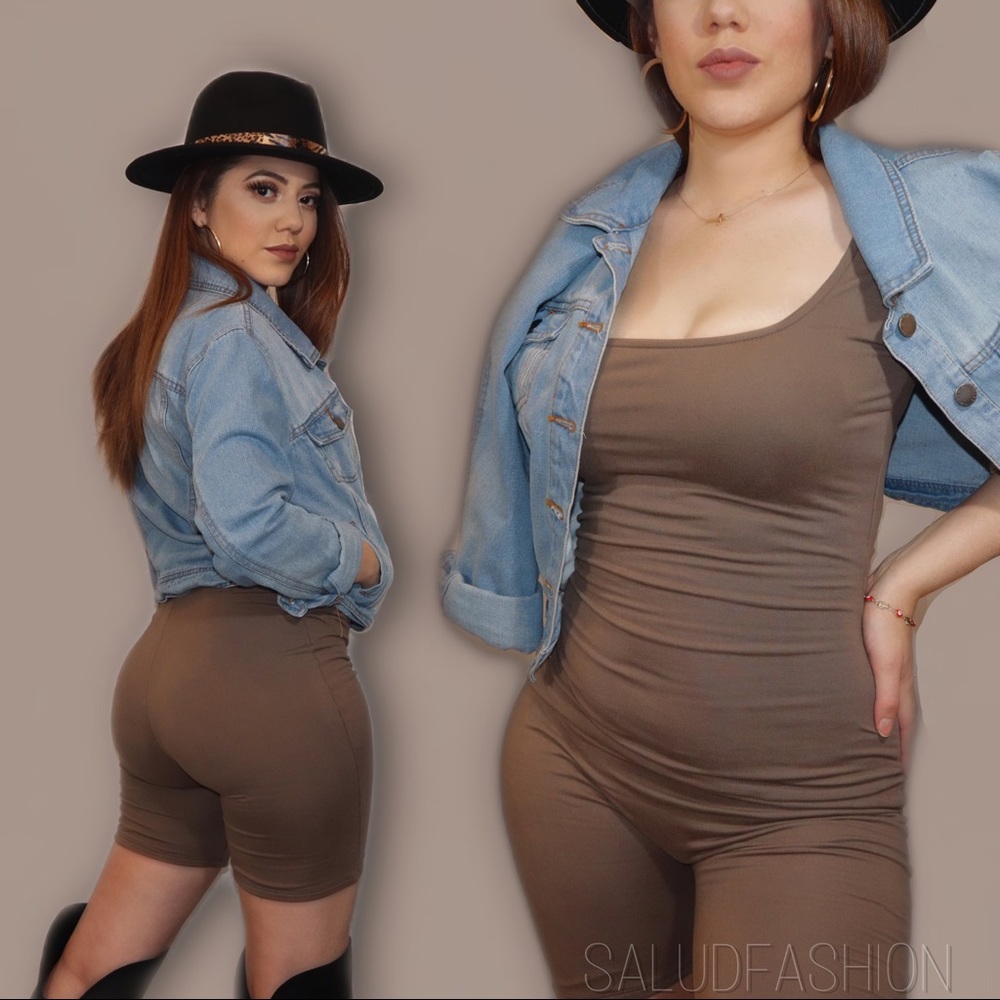 Mocha Bodysuit Romper
